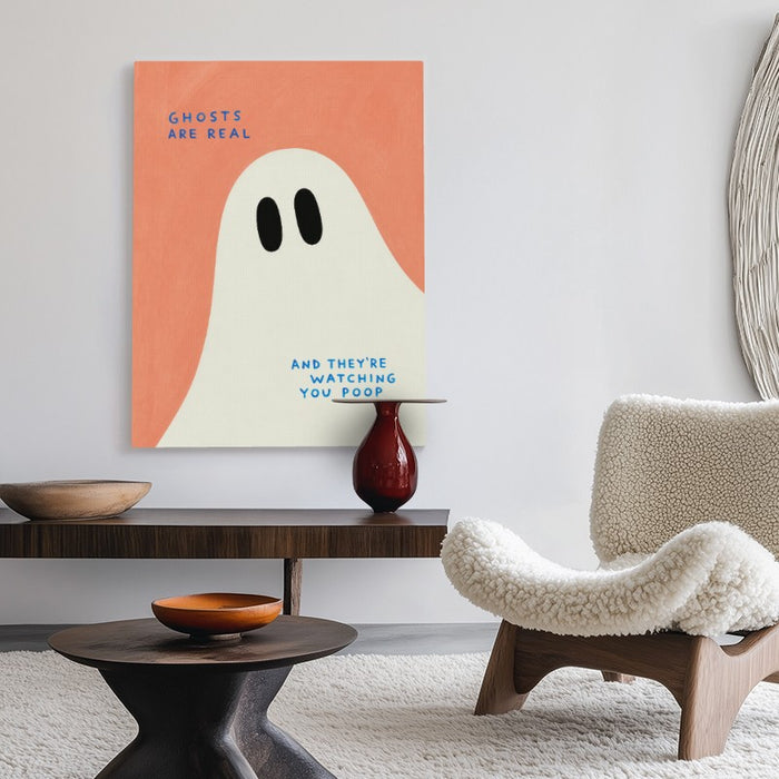 Ghosts Are Real Canvas — Canvas Vertical #02