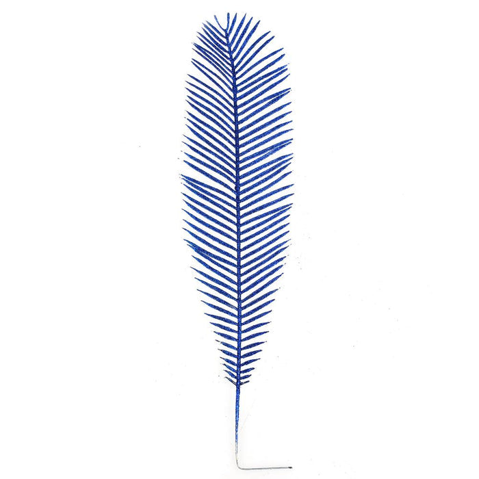 Glitter Christmas Tree Pick Stems, Feather, 16-Inch, 6-Piece