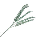 Glitter Mint Green Leaf Pick, 31-Inch
