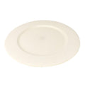 Glitter Round Charger Plate, 13-Inch, White, 1-Count