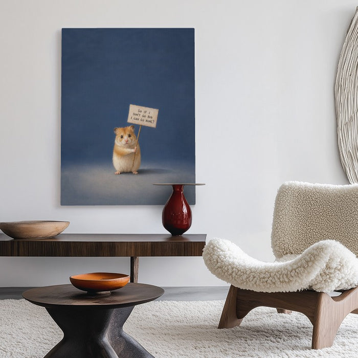 Go Big Or Go Home Canvas — Canvas Vertical #02