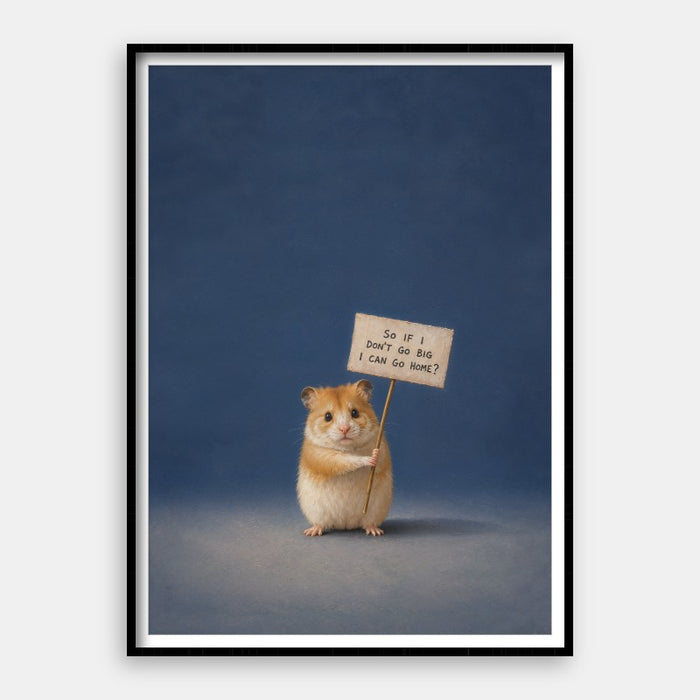 Go Big Or Go Home — Art Print Vertical #01