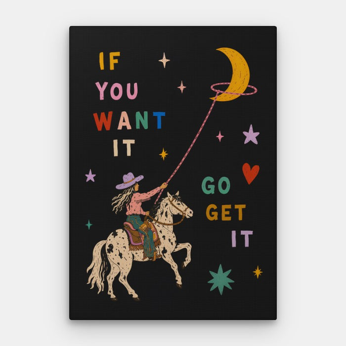 Go Get It Canvas — Canvas Vertical #01