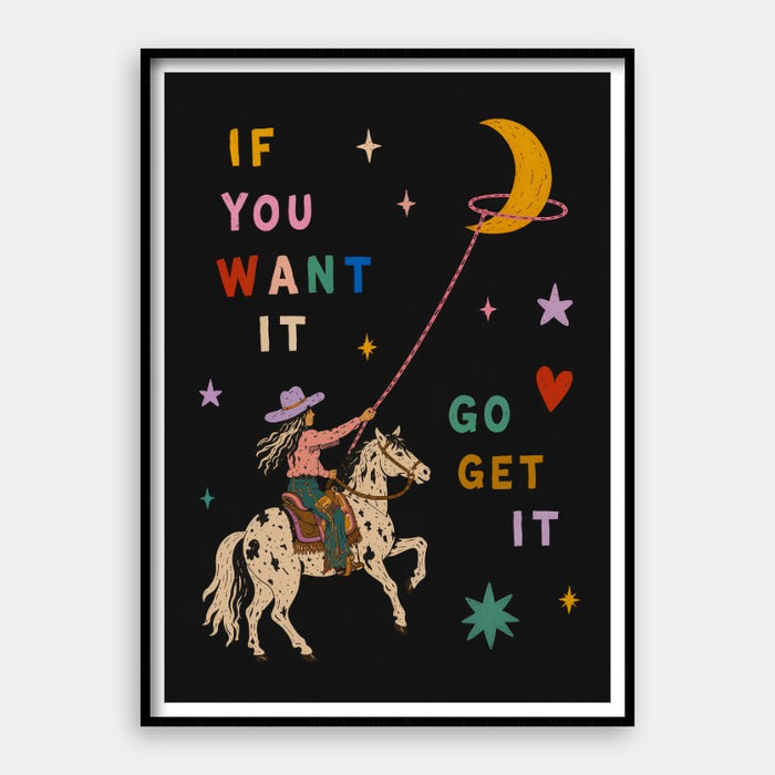 Go Get It — Art Print Vertical #01