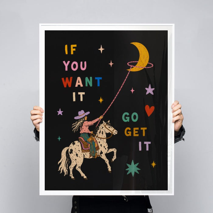 Go Get It — Art Print Vertical #03