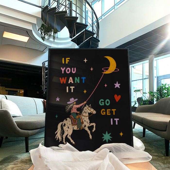 Go Get It — Art Print Vertical #04