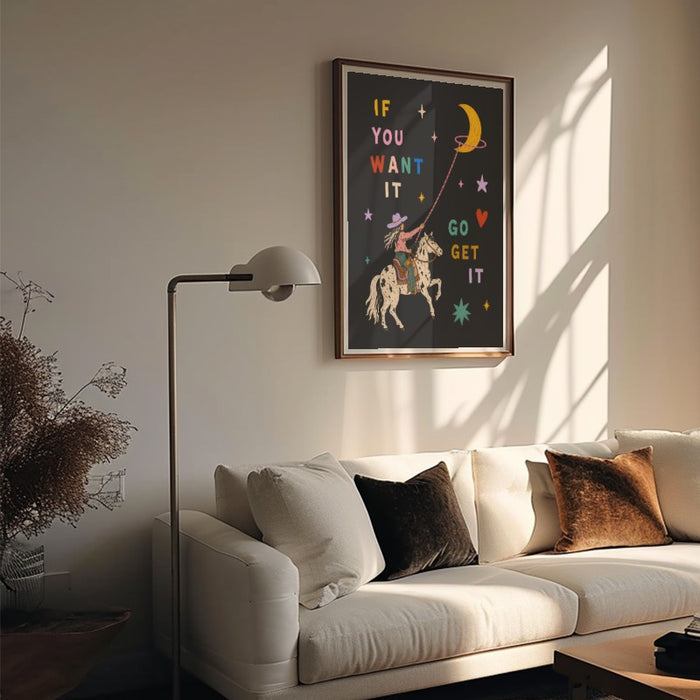 Go Get It — Art Print Vertical #05