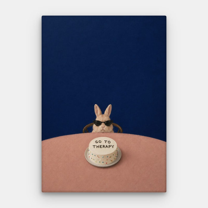 Go To Therapy Canvas — Canvas Vertical #01