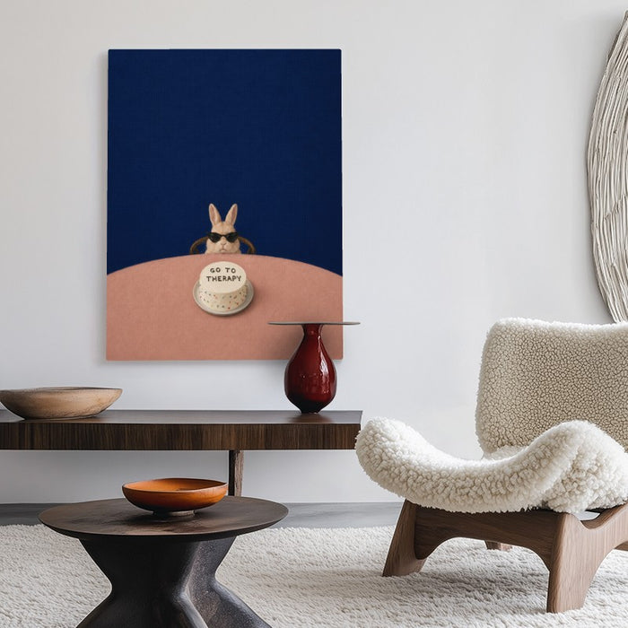 Go To Therapy Canvas — Canvas Vertical #02