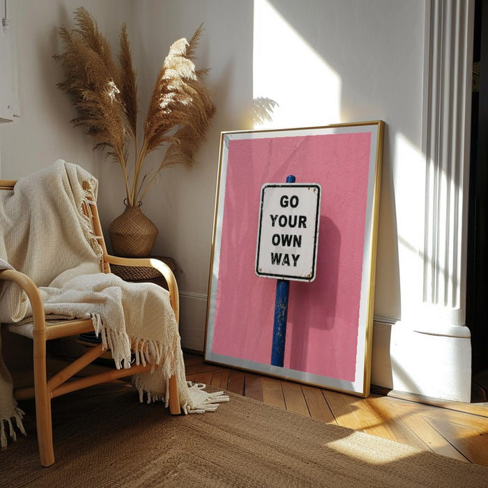 Go Your Own Way — Art Print Vertical #02