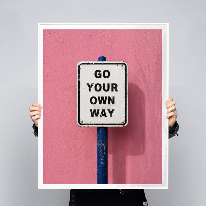 Go Your Own Way — Art Print Vertical #03