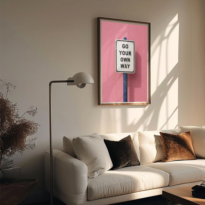 Go Your Own Way — Art Print Vertical #05