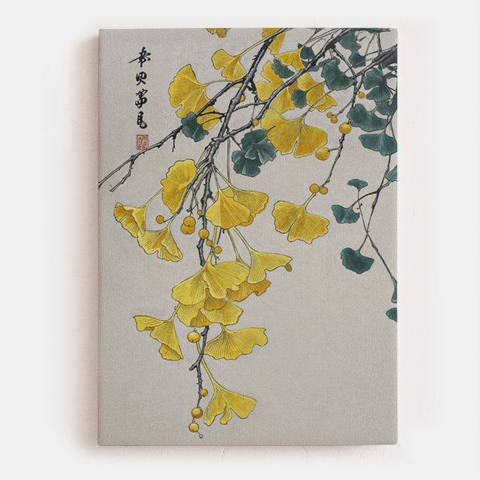 Gold Falling Canvas