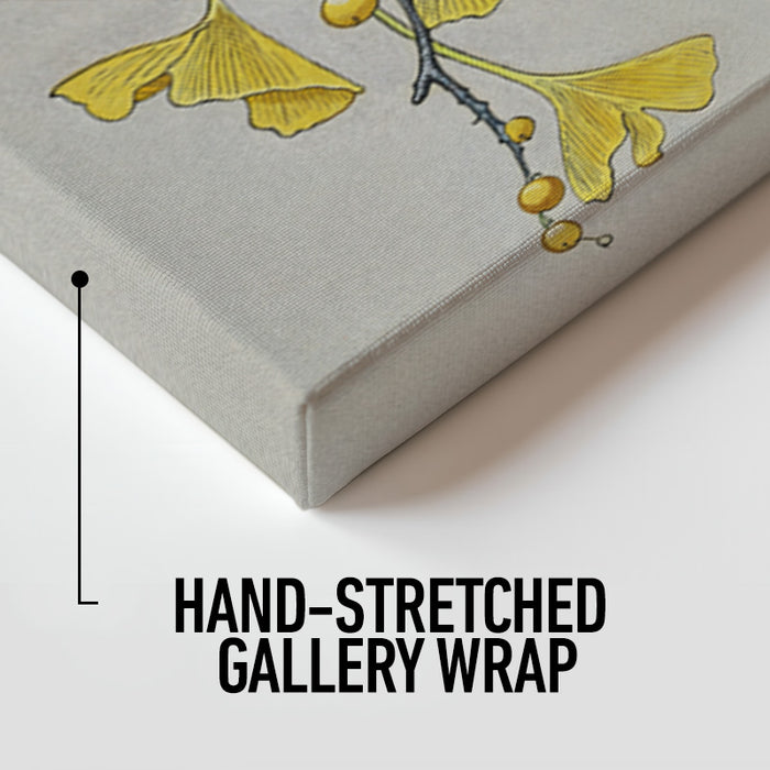 Gold Falling Canvas
