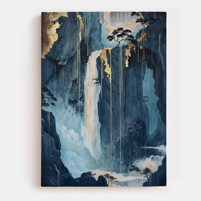 Gold Falls Canvas