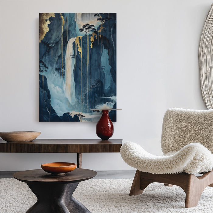 Gold Falls Canvas