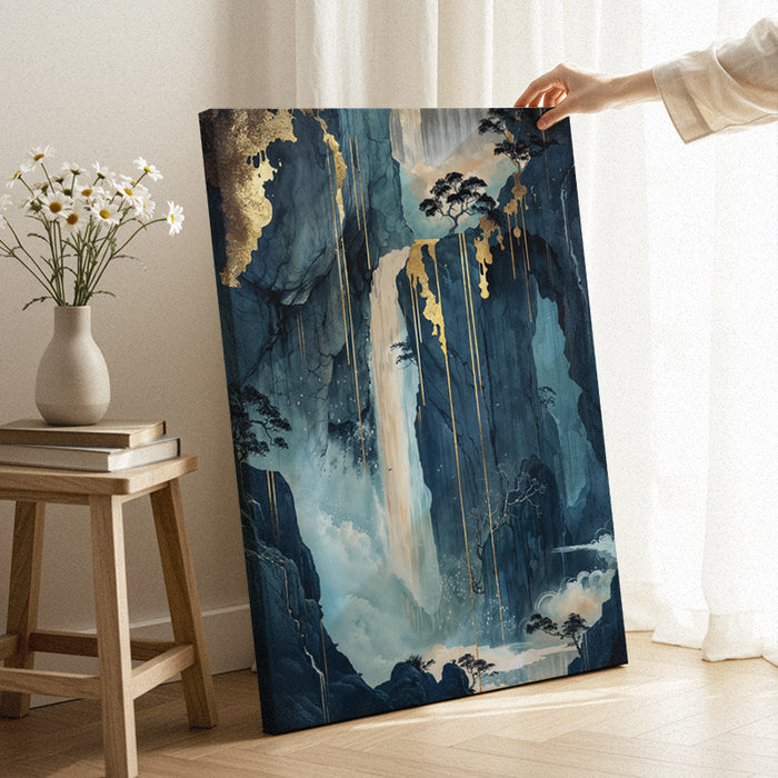 Gold Falls Canvas