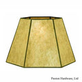 Gold Mica Uno Lamp Shades for Bridge Floor Lamps, Paxton Hardware