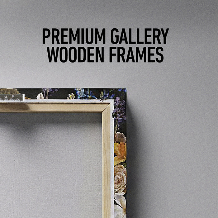 Golden Quiet Motion Canvas