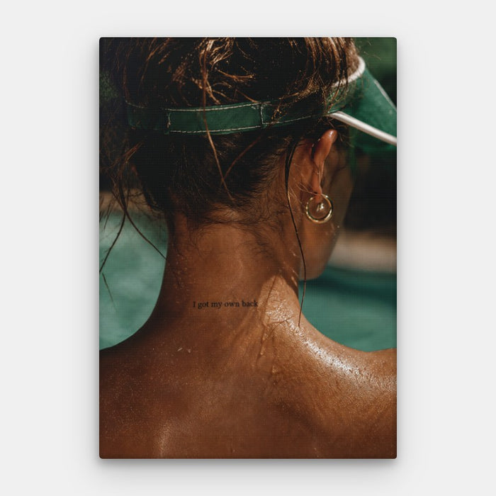 Got My Own Back Canvas — Canvas Vertical #01