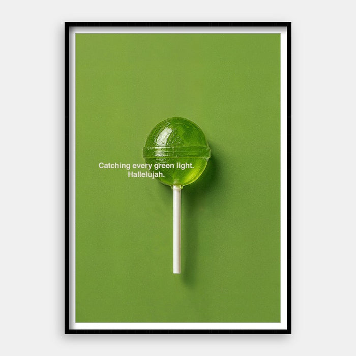 Green Light Hallelujah — Art Print Vertical #01