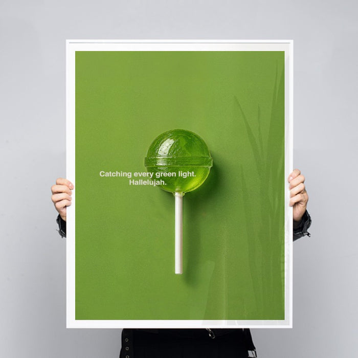 Green Light Hallelujah — Art Print Vertical #03