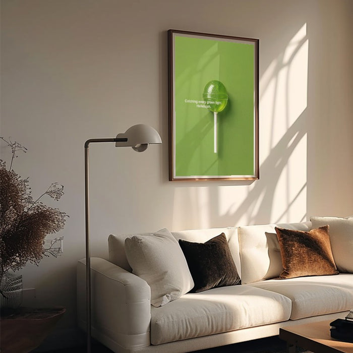 Green Light Hallelujah — Art Print Vertical #05
