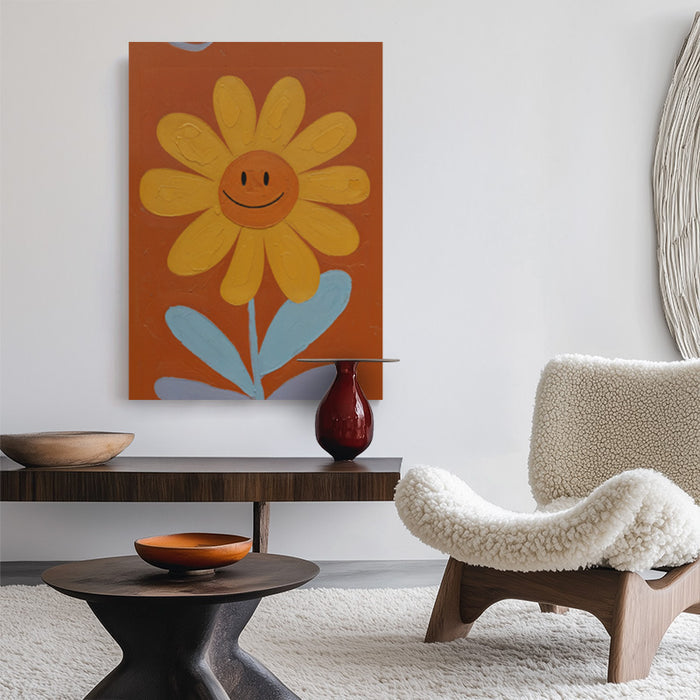 Happy Little Flower Canvas
