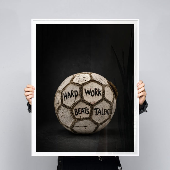 Hard Work Beats Talent — Art Print Vertical #03