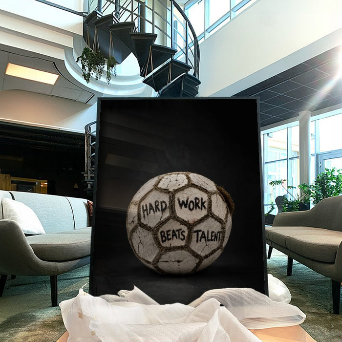 Hard Work Beats Talent — Art Print Vertical #04