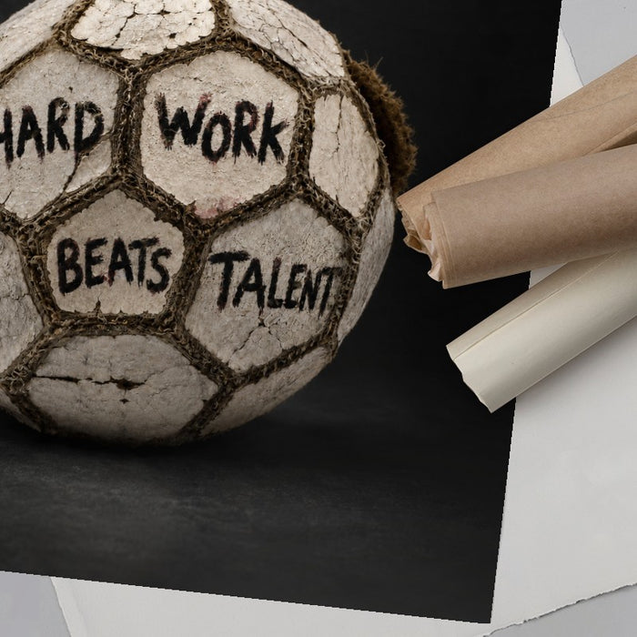 Hard Work Beats Talent — Art Print Vertical #06