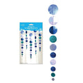 Holographic Hanging Circle Garland Winter Decoration, 40-Inch, 3-Piece
