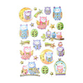 Hoot Owl Frenzy Foil Fun Stickers, 24-Piece