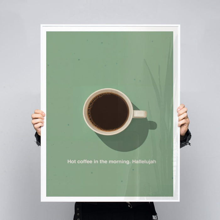 Hot Coffee Hallelujah — Art Print Vertical #03