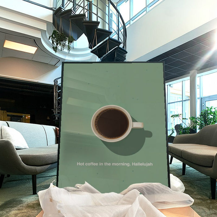Hot Coffee Hallelujah — Art Print Vertical #04