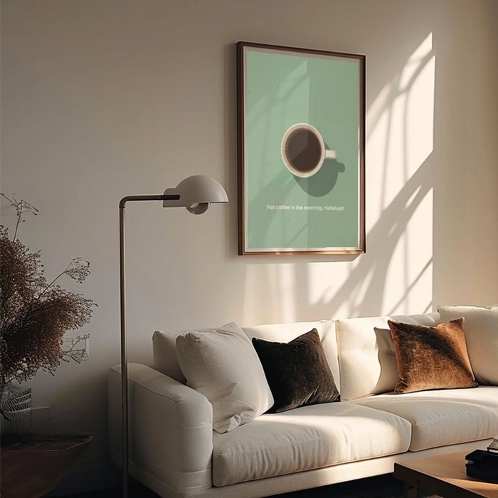 Hot Coffee Hallelujah — Art Print Vertical #05