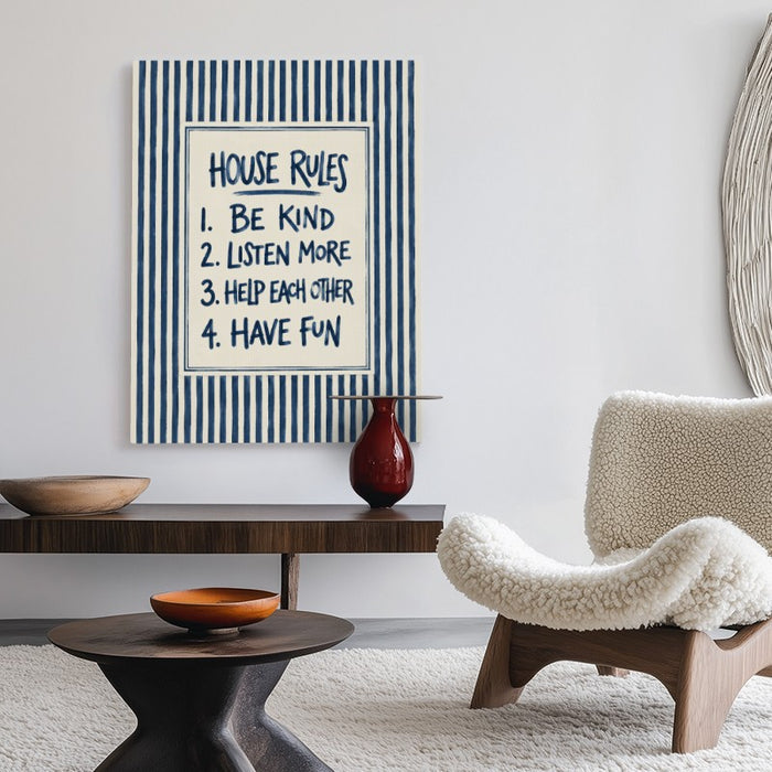 House Rules Canvas — Canvas Vertical #02