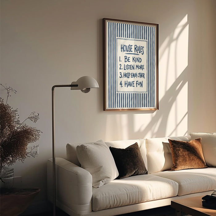 House Rules — Art Print Vertical #05