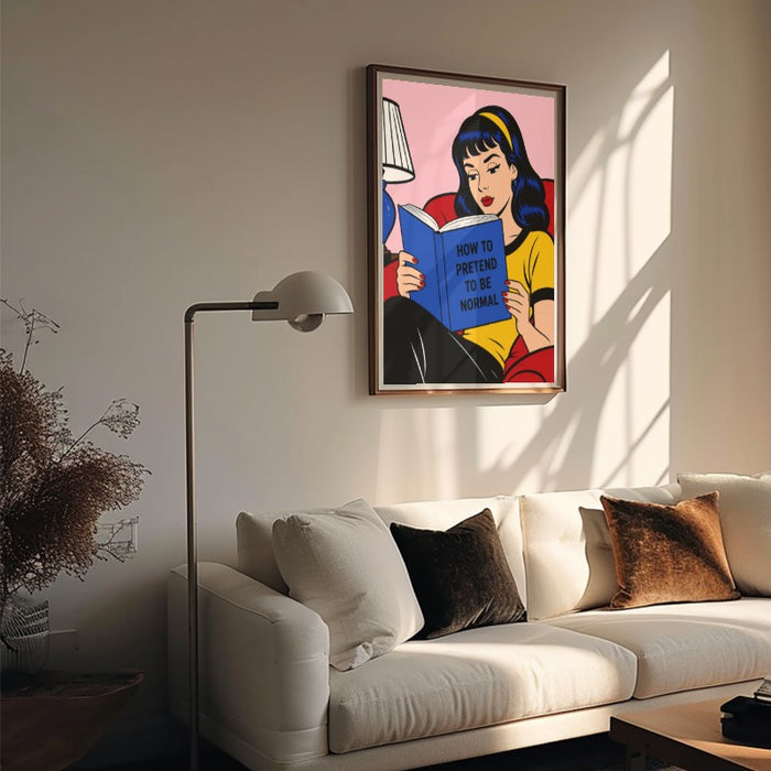 How To Pretend To Be Normal — Art Print Vertical #05
