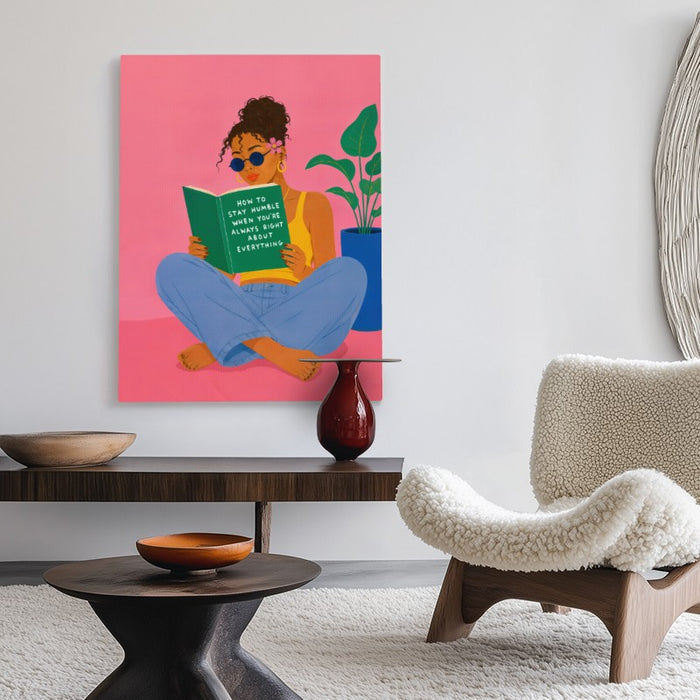 How To Stay Humble Canvas — Canvas Vertical #02
