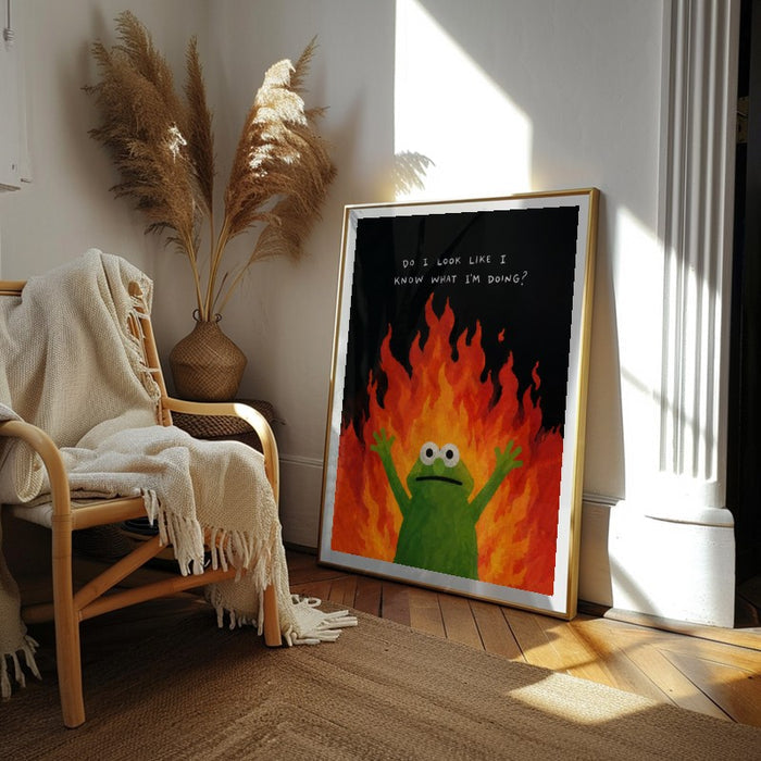I Have No Idea — Art Print Vertical #02