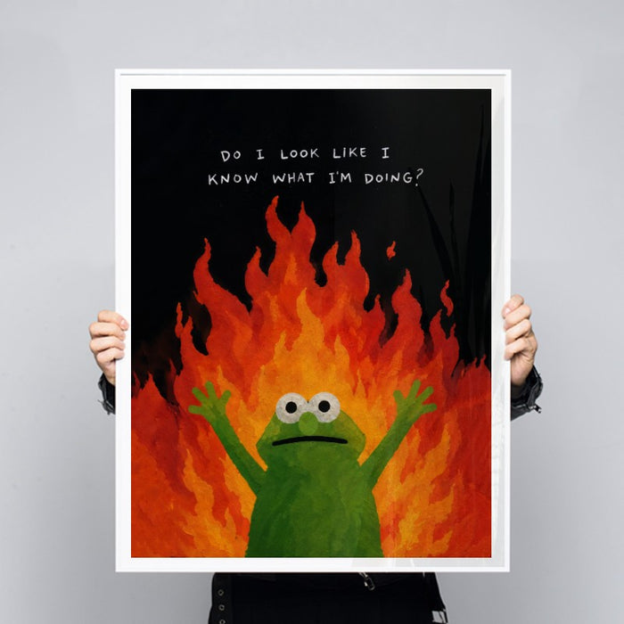 I Have No Idea — Art Print Vertical #03