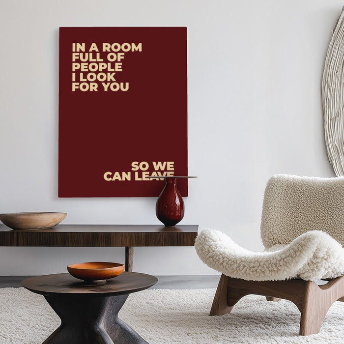 I Look For You Canvas — Canvas Vertical #02