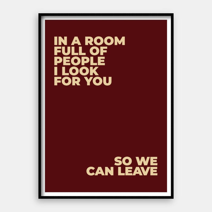 I Look For You — Art Print Vertical #01