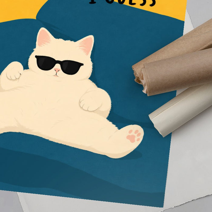 I Might Be Lazy — Art Print Vertical #06