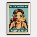I Need Glasses — Art Print Vertical #01