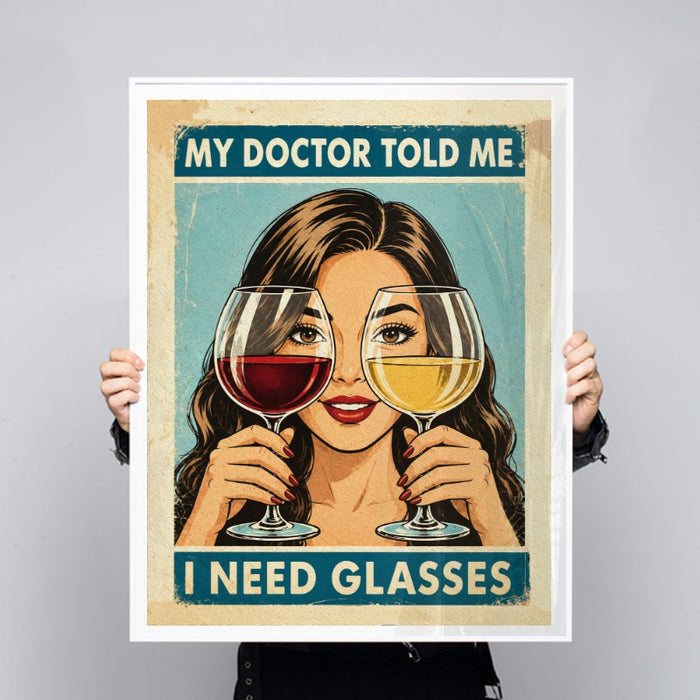 I Need Glasses — Art Print Vertical #03