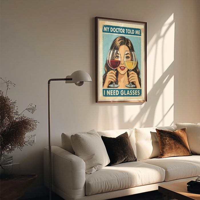I Need Glasses — Art Print Vertical #05