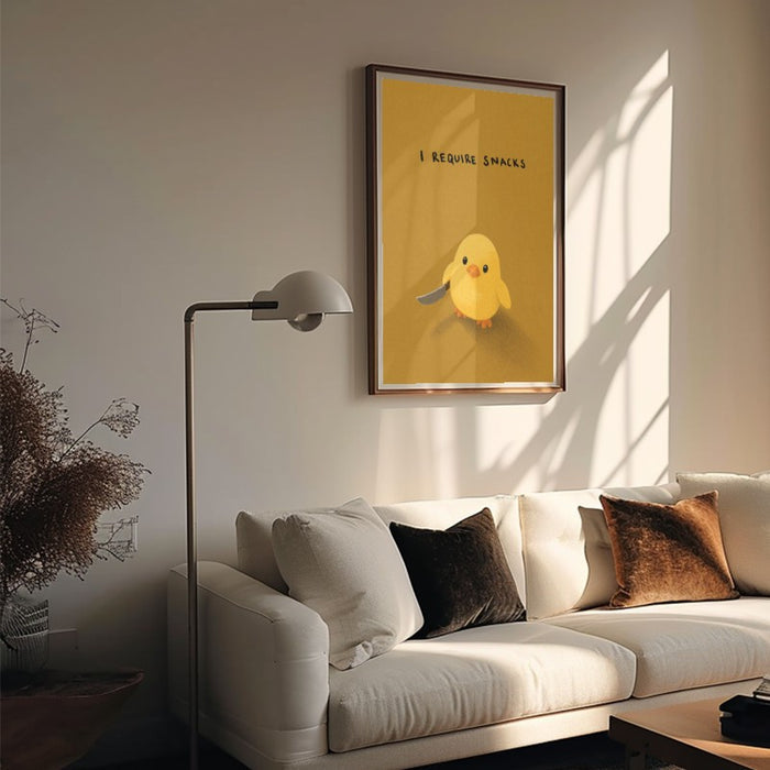 I Require Snacks — Art Print Vertical #05