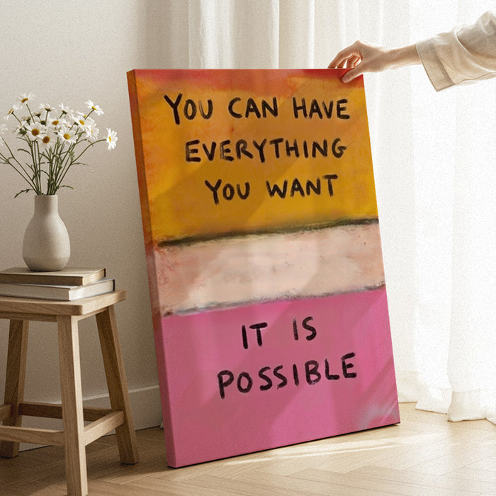 It Is Possible Canvas